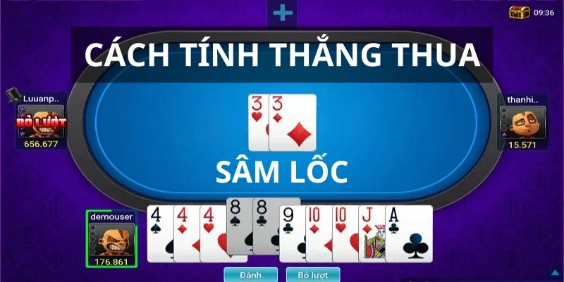 Bài Sâm có những tình huống đặc biệt để xác định kết quả